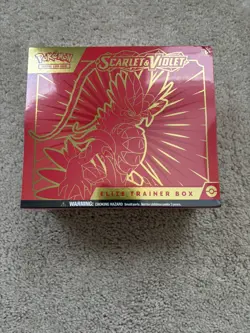 Pokemon TGC Scarlet and Violet Elite Trainer Box ETB Koraidon NEW FACTORY SEALED - Image 1
