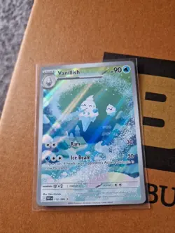 Vanillish 112/086 Pokemon TCG White Flare English Card NM Condition - Image 1