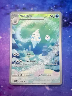 Vanillish 112/086 Illustration Rare Pokemon TCG White Flare (Pack Fresh) NM+/M - Image 1