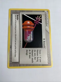 2006 Pokemon Next Quest Trading Figure Game X Attack Trainer 8/8 Card - Image 1