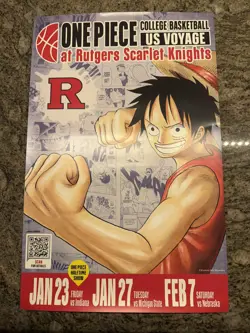 🔥Monkey D Luffy One Piece College 🏀 Rare Card. Original Seal UNOPENED!🔥 - Image 3