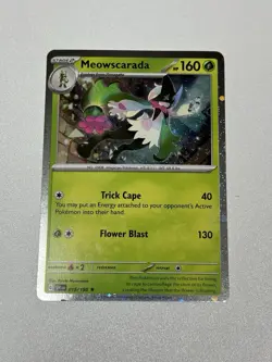 Meowscarada 015/198 Cosmos Holo Scarlet & Violet Promo Pokemon Card NM - Image 1