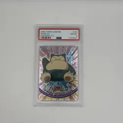 Topps Chrome 2000 Pokemon Series 2 Snorlax Card #143 Near Mint Condition - Image 1