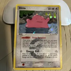 Ditto 4/112 ex Fire Red & Leaf Green Reverse Holo Rare Pokemon Card - Image 1