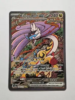Raging Bolt EX 166/131 Prismatic Evolutions SIR Holo Pokemon Card - Near Mint - Image 1