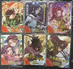 Demon Slayer TGR CCG Card Lot Premium Holo Foil ⭐6 Card Lot⭐ - Image 1