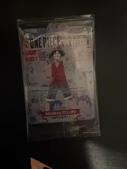 One Piece Monkey D. Luffy US Voyage College Basketball Promo Card SEALED - Image 1