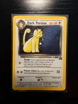 Pokemon TCG Dark Persian Promo 1999-2000 #17 Rare Holo - Image 1
