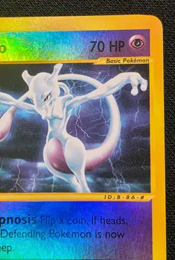 Mewtwo 56/165 Expedition RARE Reverse Holo E-Series Pokemon - LP - WOTC - Image 3