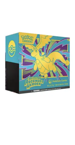 Pre order- Pokemon TCG: Mega Evolution-Ascended Heroes POKEMON CENTER ETB - Image 1