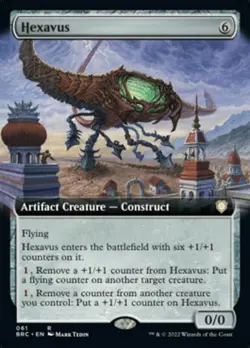 1 x Hexavus - Extended Art - Commander: The Brothers' War - NM-Mint - MTG - Image 1