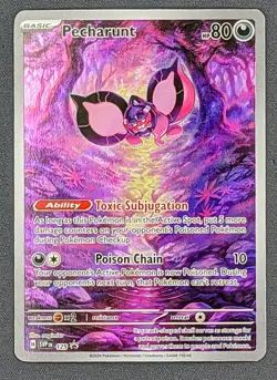 Pokemon TCG Pecharunt Promo 129 Full Art Scarlet & Violet Shrouded Fable NM - Image 1