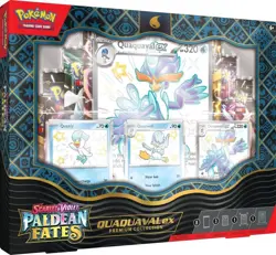 Pokemon Paldean Fates Premium Collection Box- Quaquaval Ex. - Image 1