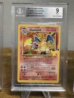 ⭐Pokemon Celebrations Set Beckett graded 9: Charizard, Blastoise, Venusaur ⭐ - Image 2