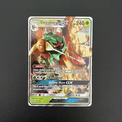 Pokemon TCG Decidueye GX Sun & Moon Base Set 12/149 Ultra Rare Holo - NM - Image 1