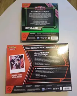Pokemon TCG Team Rocket’s Mewtwo ex Box & Kingambit Illustration Collection - Image 2