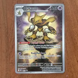 Pokemon TCG Alakazam Mega Evolution Black Star Promo MEP 009 NM - Image 1