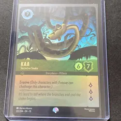 Kaa - Secretive Snake EPIC/FOIL 212/204 | Disney Lorcana Whispers in the Well! - Image 1