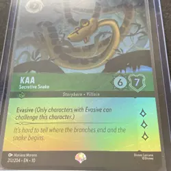 Kaa - Secretive Snake EPIC/FOIL 212/204 | Disney Lorcana Whispers in the Well! - Image 2