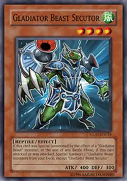 Yugioh! MP Gladiator Beast Secutor - GLAS-EN024 - Common - Unlimited Edition Mod - Image 1