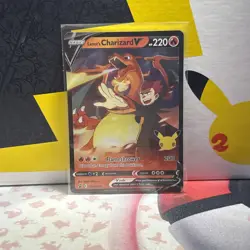 Pokemon TCG Lance's Charizard v SWSH133 Celebrations Black Star Promo Holo NM/M - Image 1