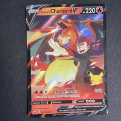 Lance's Charizard V SWSH133 Celebrations Black Star Promo Pokemon TCG NM/M - Image 1