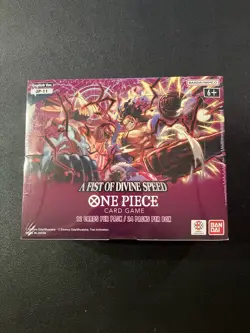 Bandai One Piece - A Fist of Divine Speed Booster Box English factory sealed - Image 1
