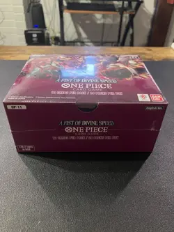Bandai One Piece - A Fist of Divine Speed Booster Box English factory sealed - Image 2