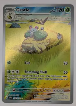Grotle 164/162 Pokemon TCG S&V Temporal Forces Illustration Rare NM - Image 1