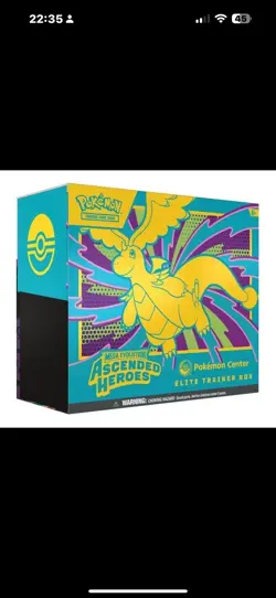 Mega Evolution-Ascended Heroes POKEMON CENTER ETB PRESALE and 4X booster bundles - Image 1