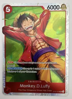 Monkey.D.Luffy OP ST21-014 SR | One Piece TCG: EX Gear 5 English - Foil NM - Image 2