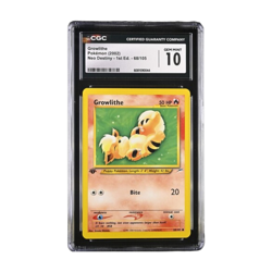 Growlithe 1st Ed. 68/105 Neo Destiny CGC 10 Graded Pokemon Card psa edition slab - Image 1