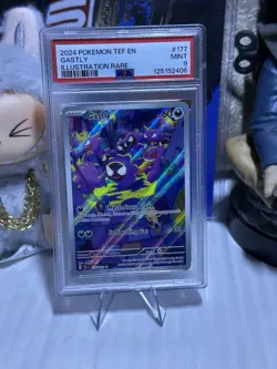 GASTLY ILLUSTRATION RARE PSA 9 177/162 POKEMON TEMPORAL FORCES TCG ENGLISH - Image 1