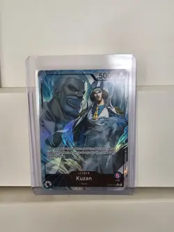 One Piece TCG Kuzan OP12-040 Alternate Art Foil Rare Leader NM Card - Image 1