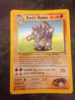 Gym Heroes Holo & Rare Non Holo Pokemon Cards - Image 5