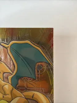2000 Pokemon Charizard 06 Topps Chrome Variant Big Card!!!!!! - Image 2