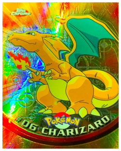 POKEMON TOPPS CHROME SERIES 1 TEKNO CHARIZARD #6 CARD 2000 8"x10" Photograph - Image 1