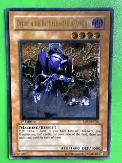yugioh Dekoichi The Battlechanted Locomotive RDS-EN032 Ultimate 1st Ed near mint - Image 1