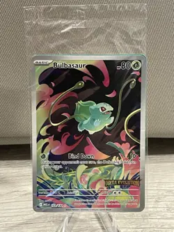 Pokemon TCG Bulbasaur Promo Mega Evolution Stamp 133/132 Sealed New - Image 3