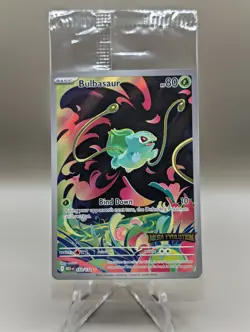 Pokemon TCG Bulbasaur Promo Mega Evolution Stamp 133/132 Sealed New - Image 1
