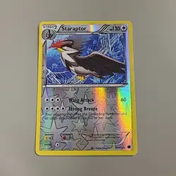 Staraptor 97/116 Reverse Holo Plasma Freeze Pokemon TCG Card - Image 1