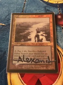 Polluted Delta Foil Onslaught Shadow Signed Mtg - Image 1
