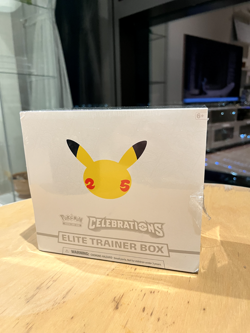 *PLASTIC TEAR* Pokemon TCG 25th Anniversary Celebrations Elite Trainer Box (ETB) - Image 1