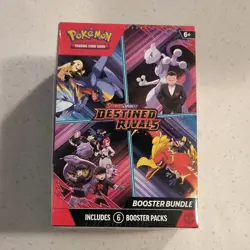 Pokemon TCG Scarlet & Violet Destined Rivals Booster Bundle Box 6 Packs - Image 1