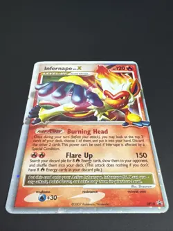 Infernape LV.X DP10 Holo Diamond and Pearl Black Star Promo Pokemon TCG - Image 2