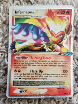 Infernape LV.X DP10 Holo Diamond and Pearl Black Star Promo Pokemon TCG - Image 1