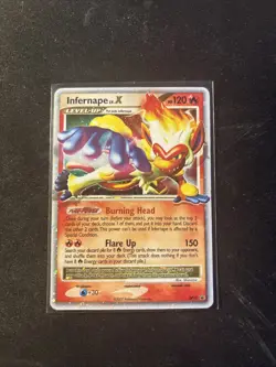 Infernape LV.X DP10 Holo Diamond and Pearl Black Star Promo Pokemon TCG - Image 1