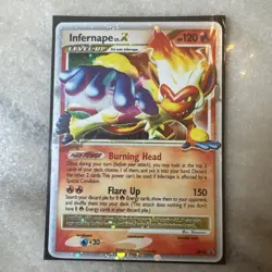 Infernape LV.X DP10 Holo Diamond and Pearl Black Star Promo Pokemon TCG - Image 1