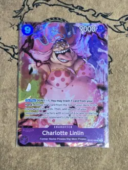 One Piece Card Game Charlotte Linlin (Parallel) OP08-069 Super Rare NM English - Image 1
