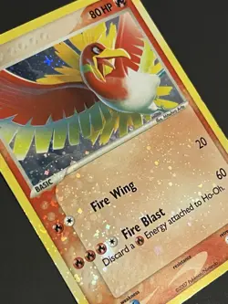 Ho-Oh 1/17 - HOLO BLEED - Nice Swirls - Pop Series 5 - Pokemon TCG - MP - Image 2